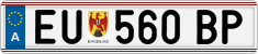 License plate of Austria, Regular plates