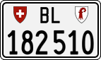 License plate of Switzerland, Cars