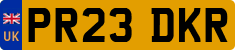 License plate of the United Kingdom, 2001 year system