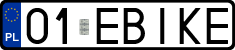 License plates of Poland, Vanity Plates