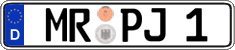 German license plate, Regular plates