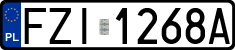 License plates of Poland, Regular car plates