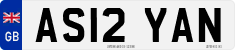 License plate of the United Kingdom, 2001 year system