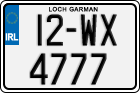 License plate of Ireland, Regular plates