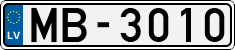 License plate of Latvia, Regular car plates