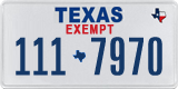Texas, Exempt (123-4567)