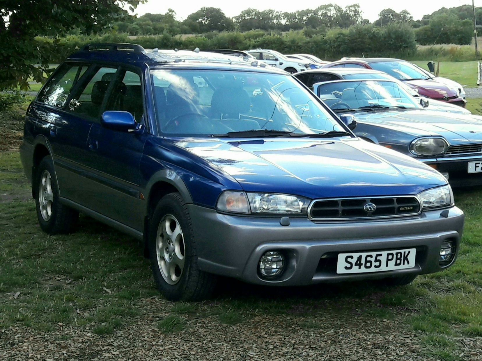 S465PBK, Subaru Legacy 2nd gen Outback Wagon (Lancaster, Grand Wagon) (BG), 1994–1999