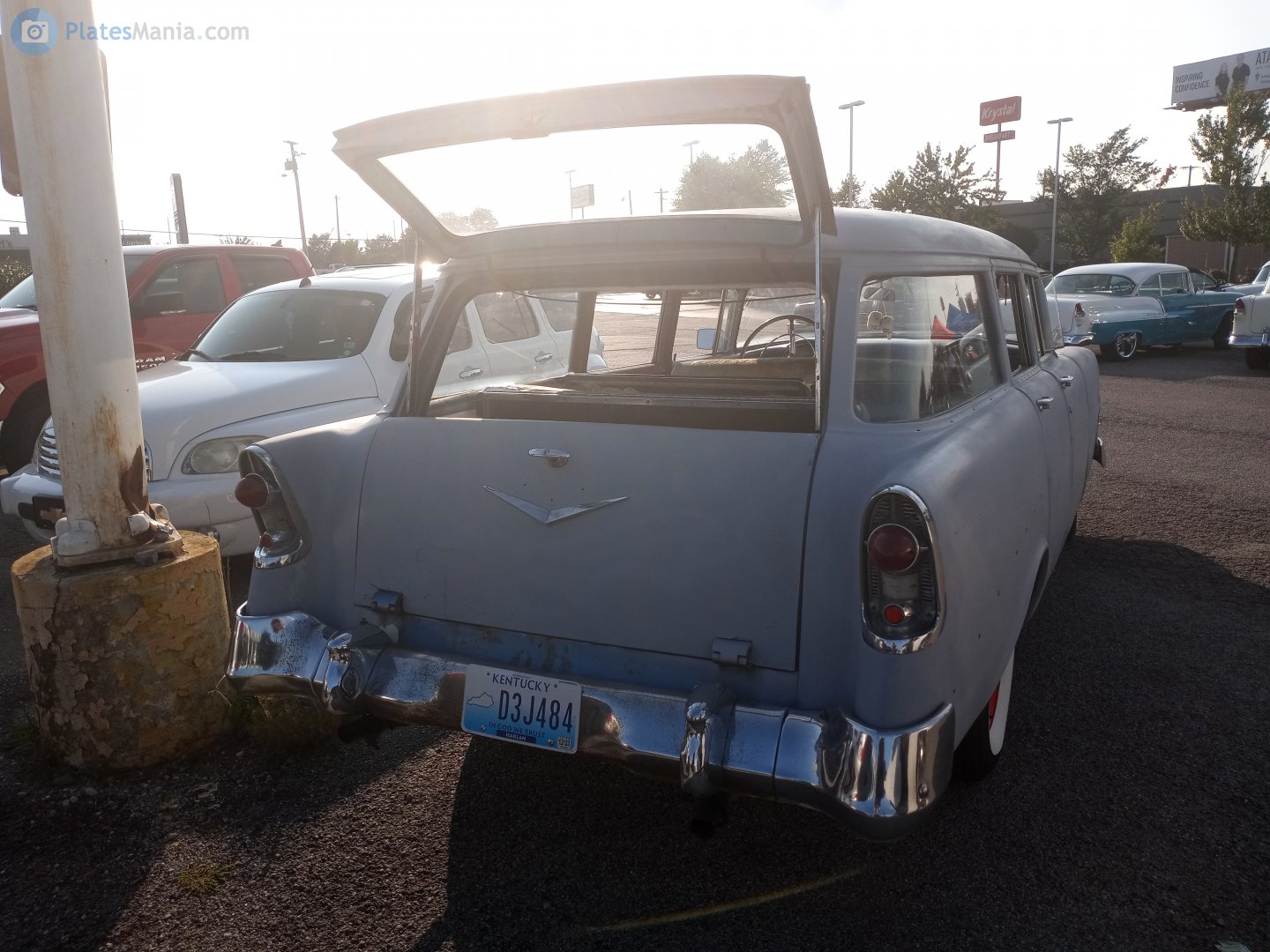 D3J484, Chevrolet Townsman 1st gen 1956 (210/Bel Air) (2409/2419; A-body), 2nd facelift, 1955–1956
