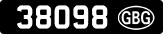 License plate of Guernsey, Regular plates
