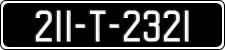 License plate of Ireland, Regular plates