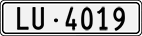 License plate of Switzerland, Cars