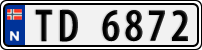 License plate of Norway, Trailers, motorcycles, special vehicles