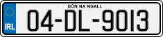 License plate of Ireland, Regular plates