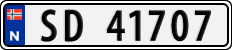 License plate of Norway, Cars