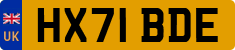 License plate of the United Kingdom, 2001 year system
