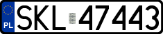 License plates of Poland, Regular car plates