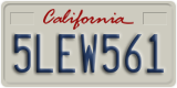 California, Passenger Car (1ABC234)