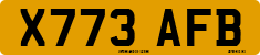 License plate of the United Kingdom, 1983 year system