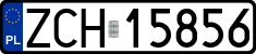License plates of Poland, Regular car plates
