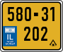 License plate of Israel, Regular plates