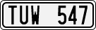 License plate of Sweden, Regular plates