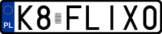 License plates of Poland, Vanity Plates
