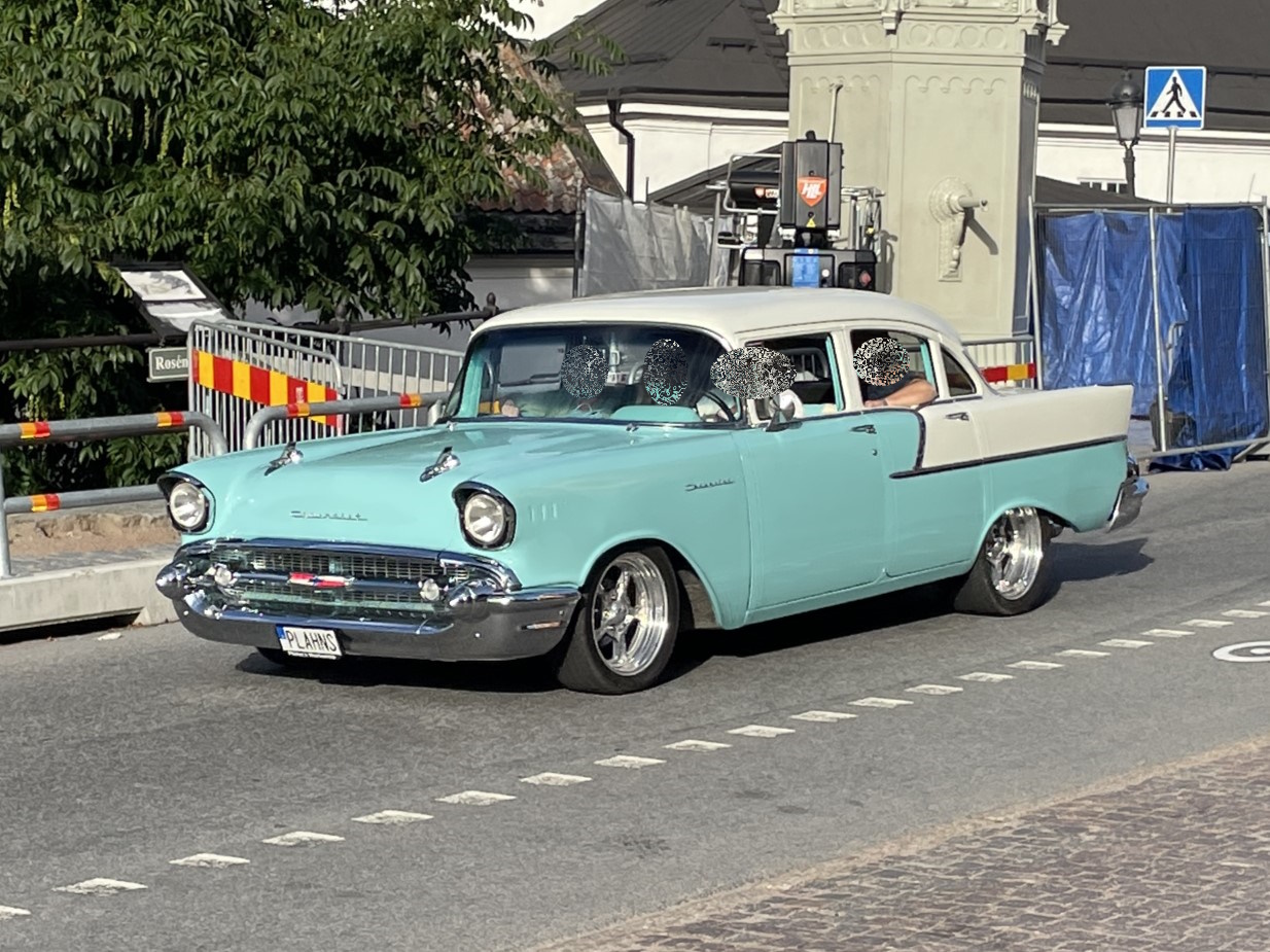PLAHNS, Chevrolet 210 2nd gen 1957 4-door Sedan (2103-1019; A-body), 2nd facelift, 1956–1957