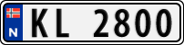 License plate of Norway, Trailers, motorcycles, special vehicles