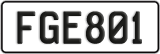 License plate of New Zealand, ABC1(23)