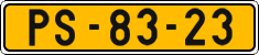 License plate of the Czech Republic, Commercial vehicles (1960)