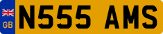 License plate of the United Kingdom, 1983 year system