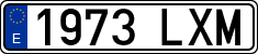 License plates of Spain, Ordinary (2000)