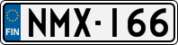 License plate of Finland, Cars