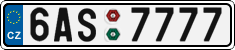 License plate of the Czech Republic, Cars (2001)