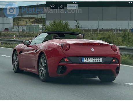 6AS 7777, Ferrari California