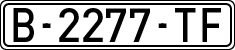 License plates of Spain, 1971 year series