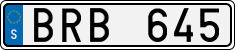License plate of Sweden, Regular plates