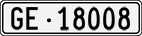 License plate of Switzerland, Cars