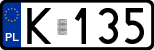 License plates of Poland, Regular car plates