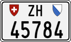License plate of Switzerland, Cars