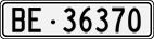 License plate of Switzerland, Cars