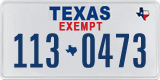 Texas, Exempt (123-4567)
