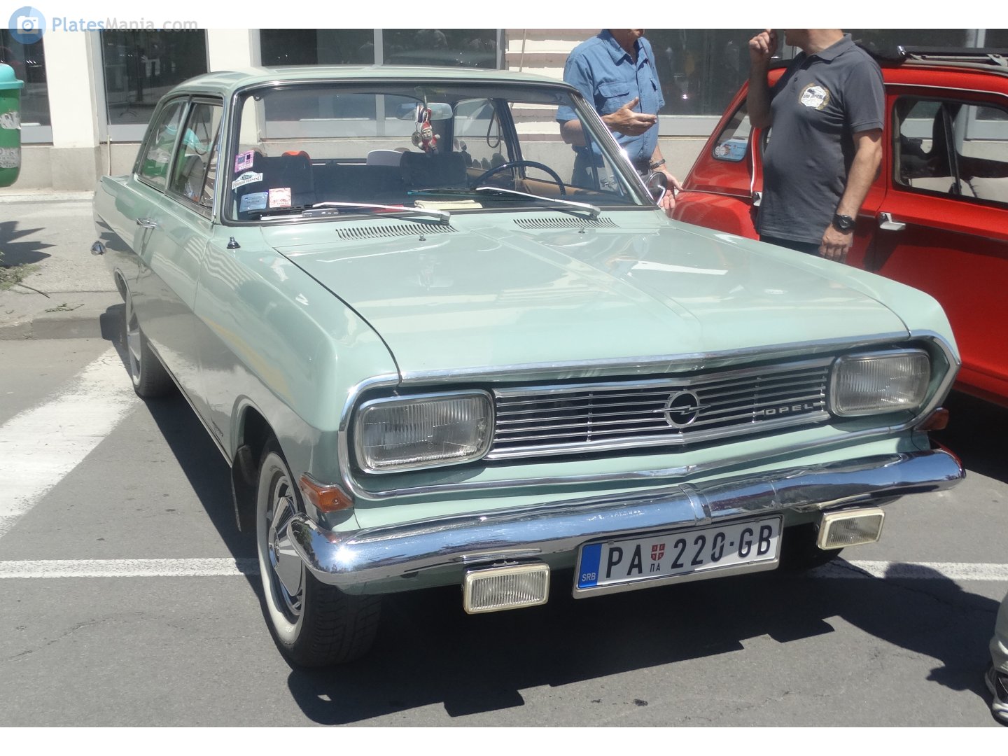 PA 220-GB, Opel Rekord 2nd gen 2-door Sedan (B), 1965–1966