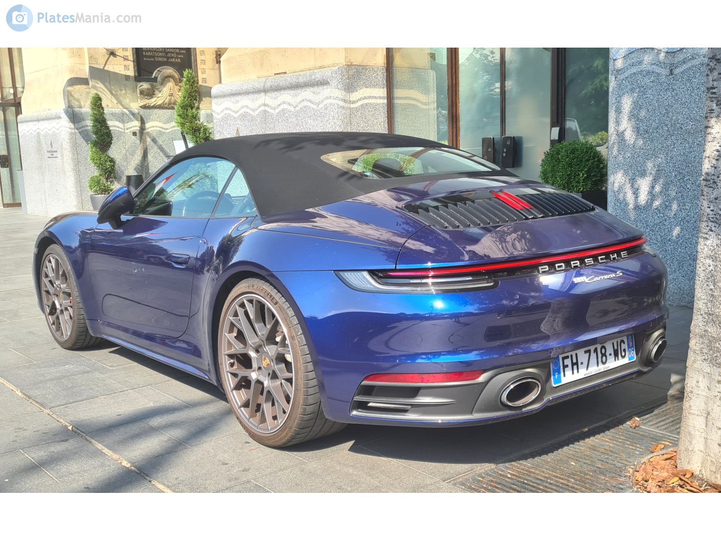 FH-718-WG, Porsche 911 8th gen Cabrio (992.1), 2019–2024