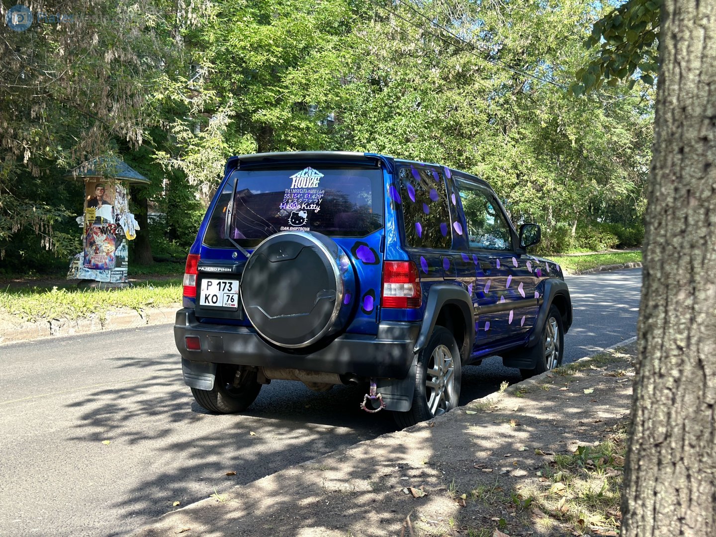 р 173 ко 76, Mitsubishi Pajero Pinin 1st gen 3-door SUV (H7), 1998–2005
