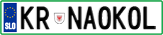 License plate of Slovenia, Vanity Plates