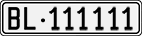 License plate of Switzerland, Cars