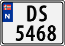 License plate of Norway, Trailers, motorcycles, special vehicles