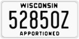 Wisconsin, Apportioned (12345A)