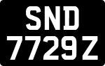 License plate of Singapore, Private owners